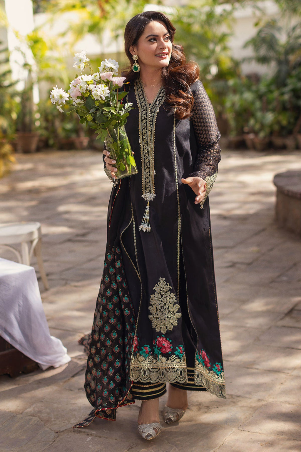 Annus Abrar | The Family Edit 26 | Cylia ( Shirt, Pants And Dupatta)