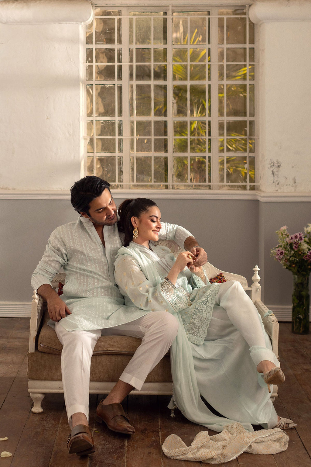 Annus Abrar | The Family Edit 26 | Aqs ( Shirt, Pants And Dupatta)