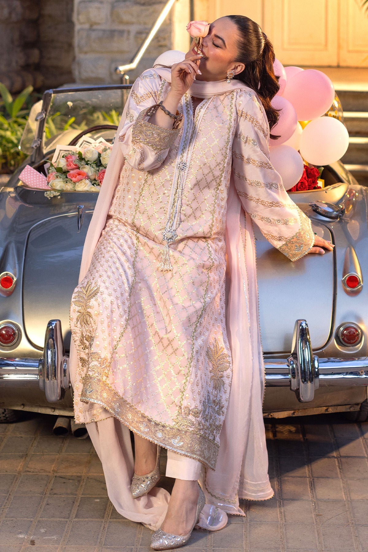 Annus Abrar | The Family Edit 26 | Sirha ( Shirt, Pants And Dupatta)