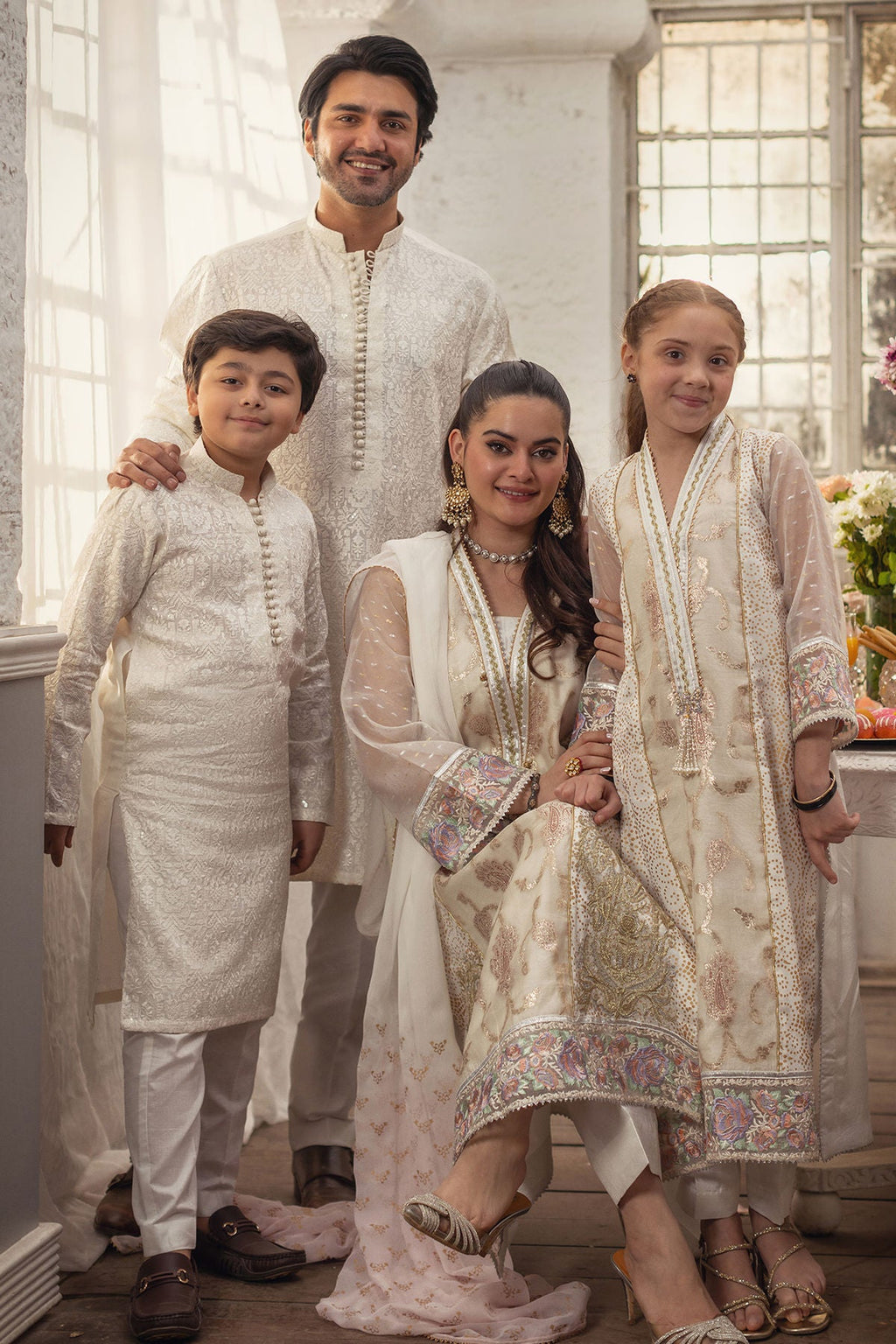 Annus Abrar | The Family Edit 26 | Iriqa ( Shirt, Pants And Dupatta)
