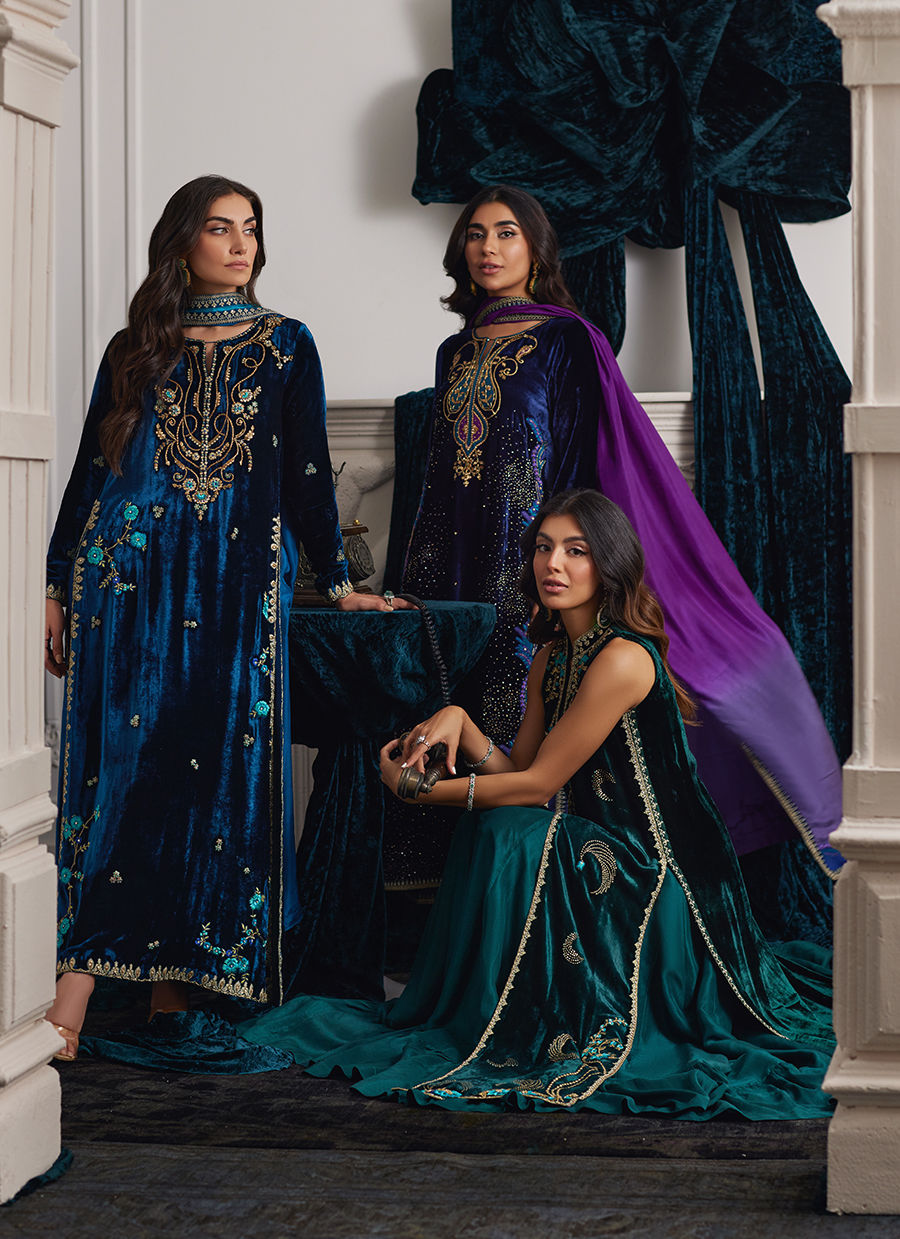 Farah Talib Aziz | Velvets The After Party | EDIE SHIRT AND DUPATTA