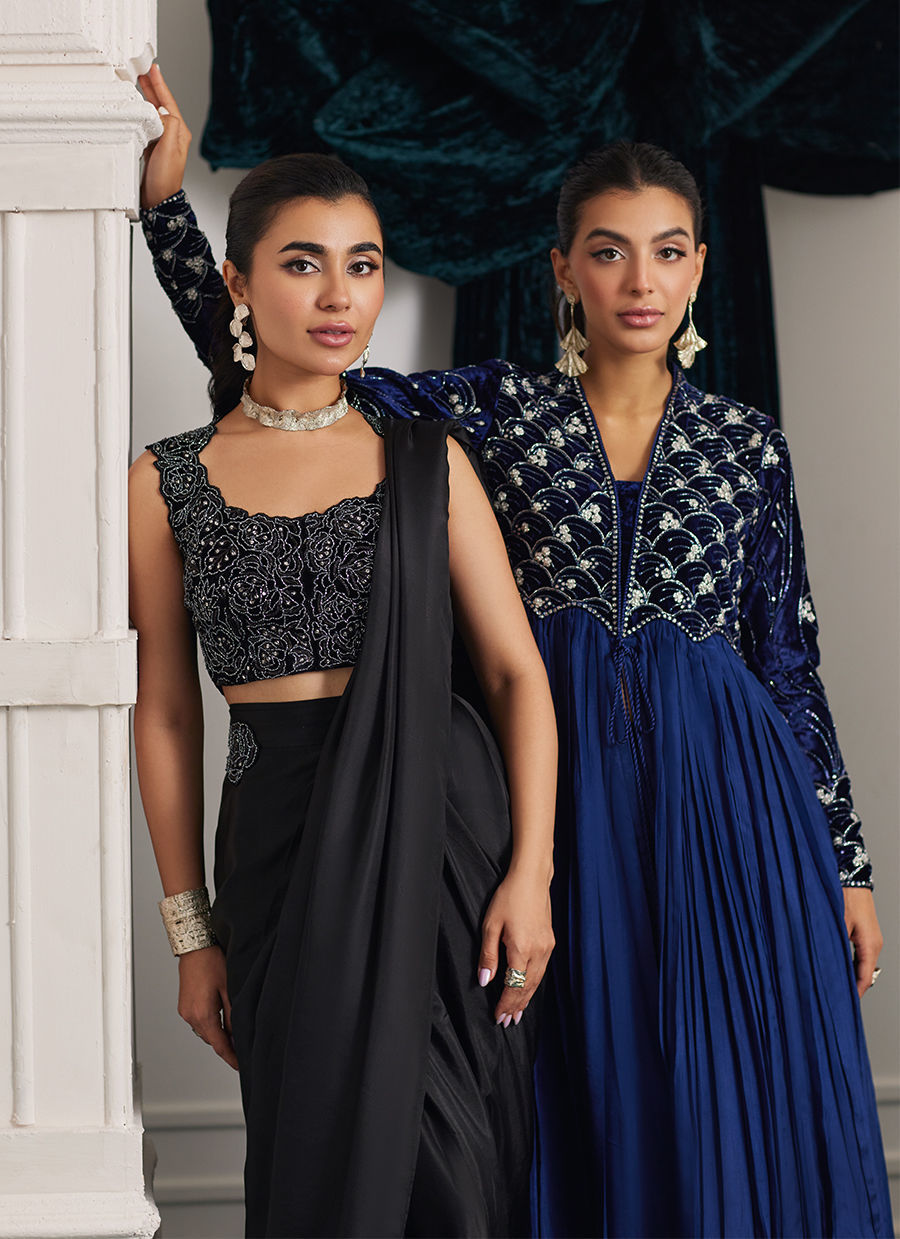 Farah Talib Aziz | Velvets The After Party | NENSI BURGUNDY SHIRT