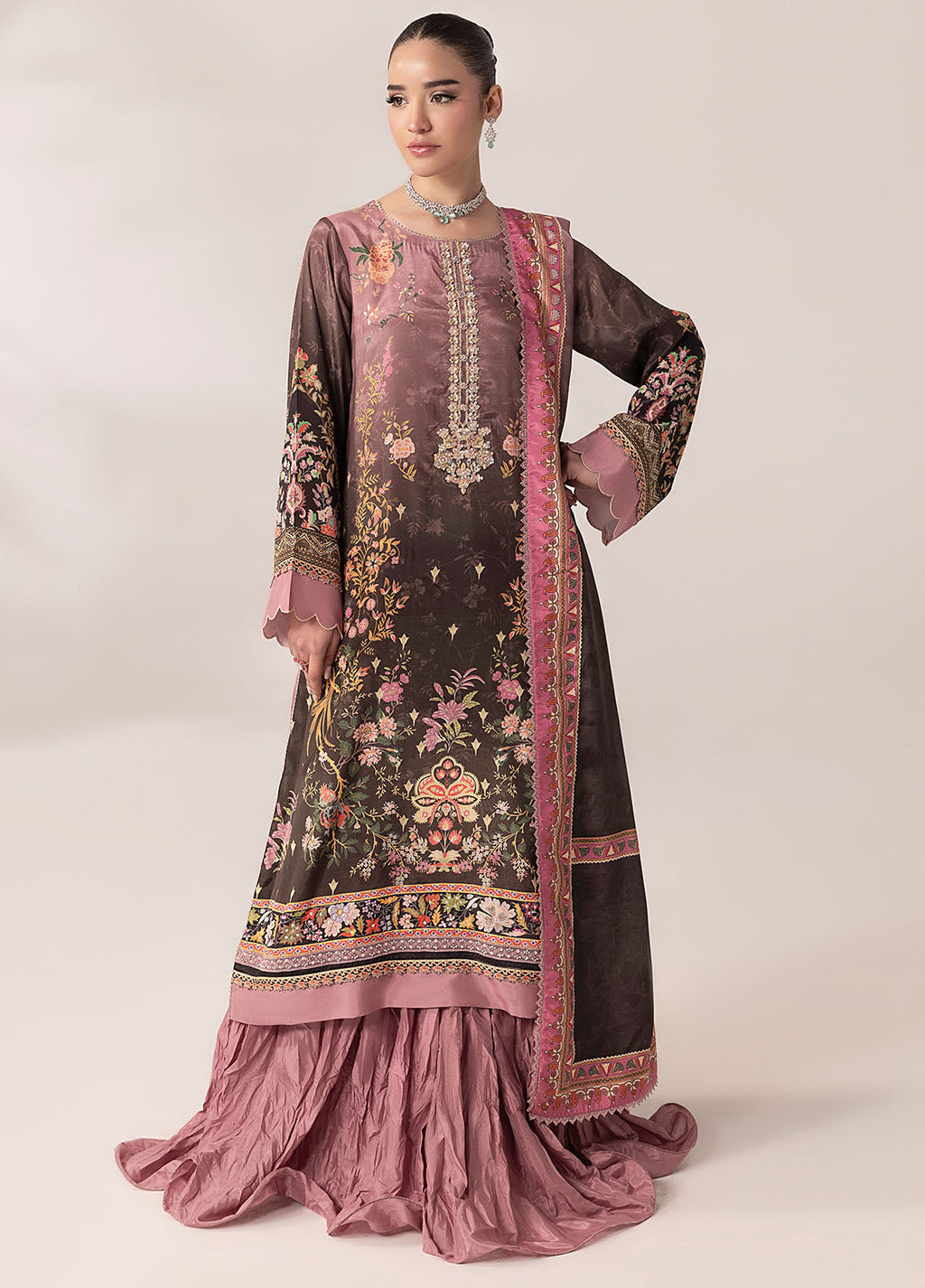 Sahane | Suay Silk Handwork Edit | CT-15007 LILANA - SUAY - Riwayat-e-Khas