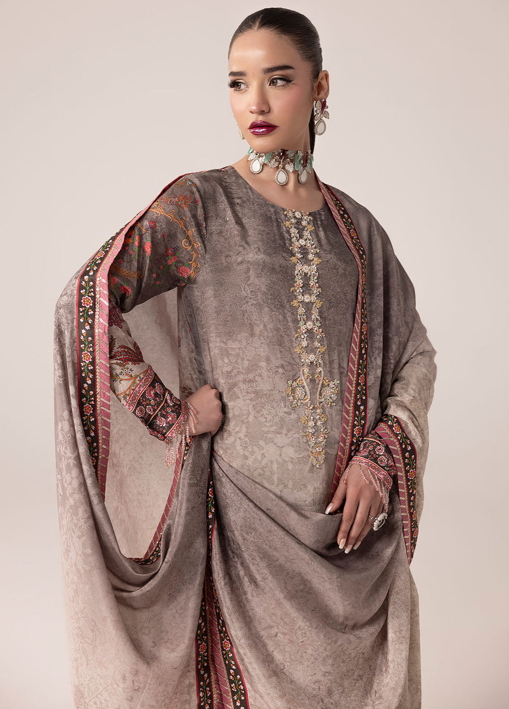 Sahane | Suay Silk Handwork Edit | CT-15008 CLARA - SUAY - Riwayat-e-Khas