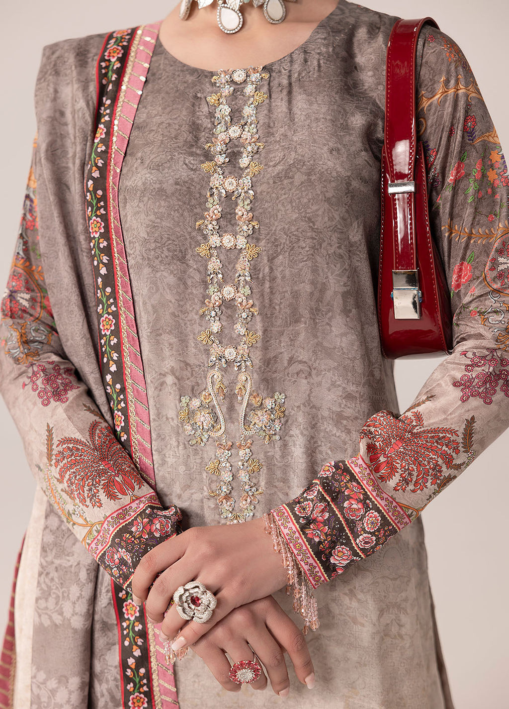 Sahane | Suay Silk Handwork Edit | CT-15008 CLARA - SUAY - Riwayat-e-Khas