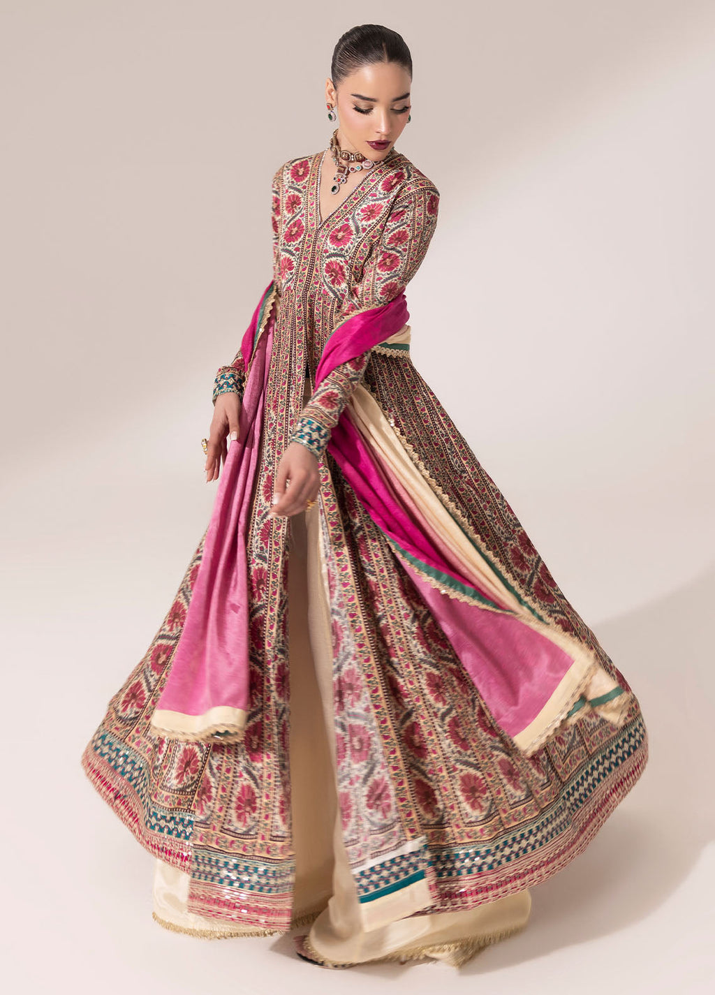 Sahane | Suay Silk Handwork Edit | CT-15001 LOREN - SUAY - Riwayat-e-Khas