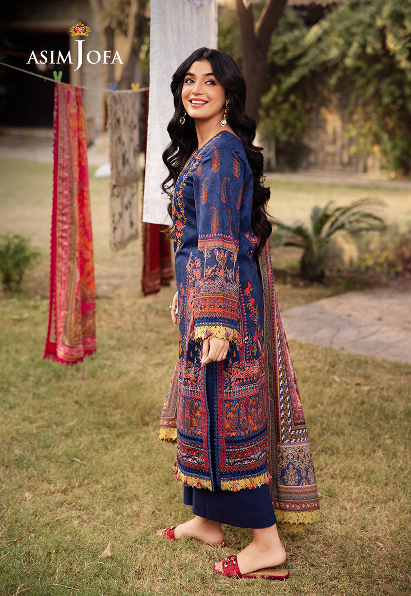 Asim Jofa | Prints Drop 2 | AJUBJ-08 - Riwayat-e-Khas