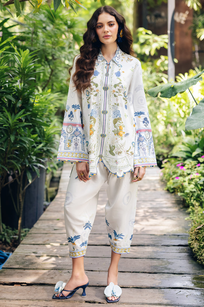 Qalamkar | Printed Co Ords 25 | OP-06 Ilsa