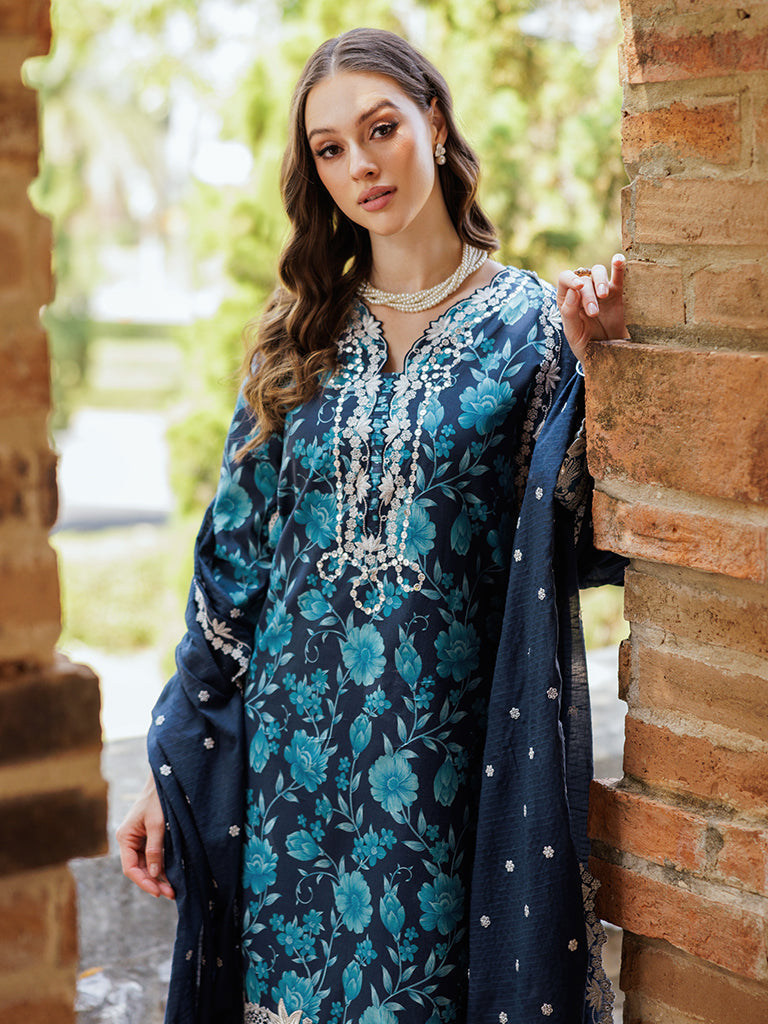 Rajbari | Floral Symphony Lawn 25 | RB-12