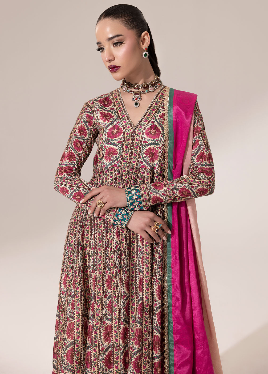 Sahane | Suay Silk Handwork Edit | CT-15001 LOREN - SUAY - Riwayat-e-Khas