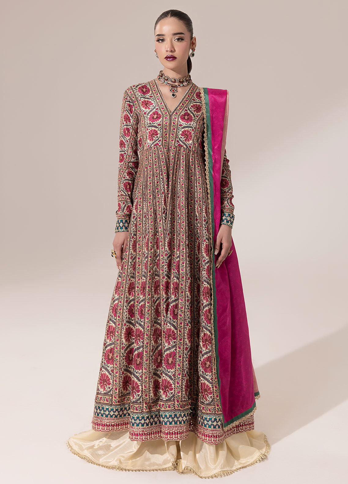 Sahane | Suay Silk Handwork Edit | CT-15001 LOREN - SUAY - Riwayat-e-Khas