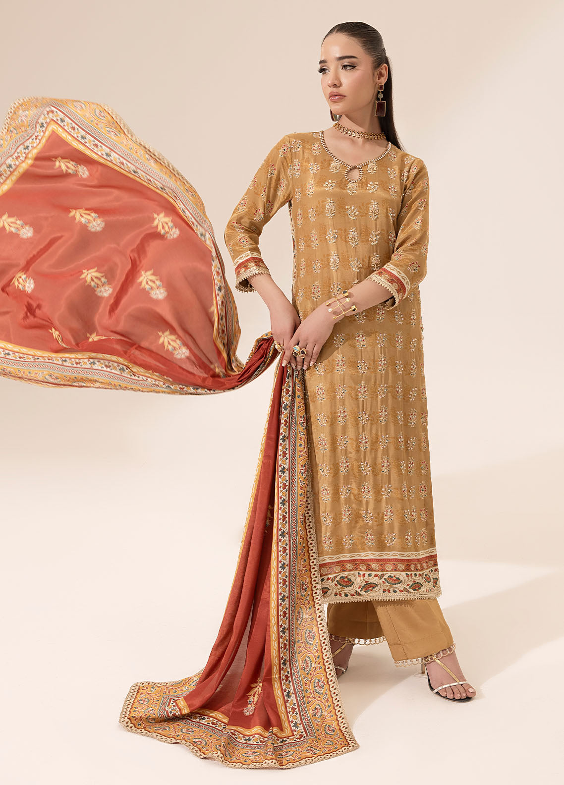 Sahane | Suay Silk Handwork Edit | CT-15002 MAYA - SUAY - Riwayat-e-Khas