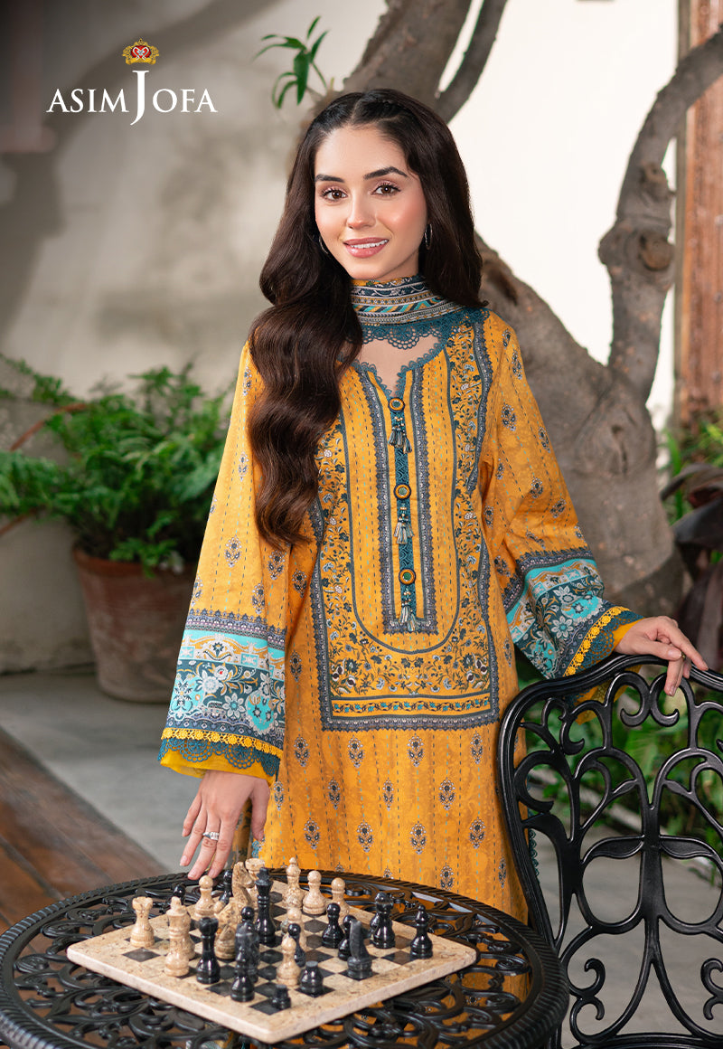 Asim Jofa | Prints Drop 2 | AJUUB-23 - Riwayat-e-Khas