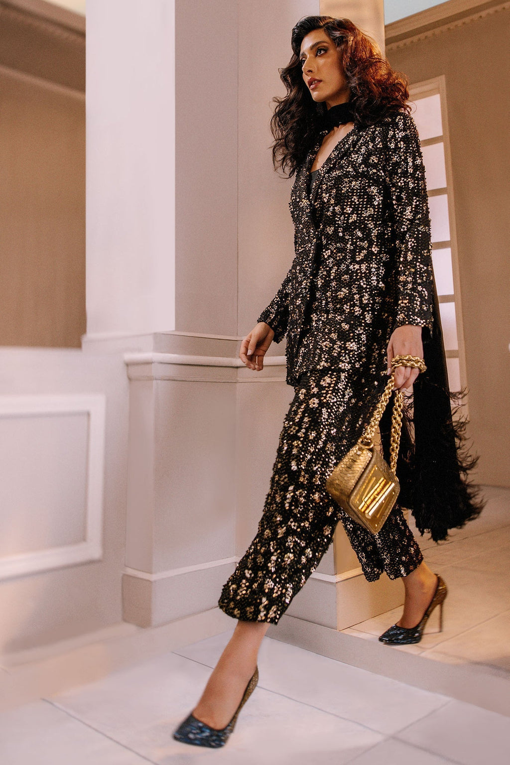 Elan | Demi Couture Onirique | NUIT ????TOIL????E (EP-20879) - House Of Anaya