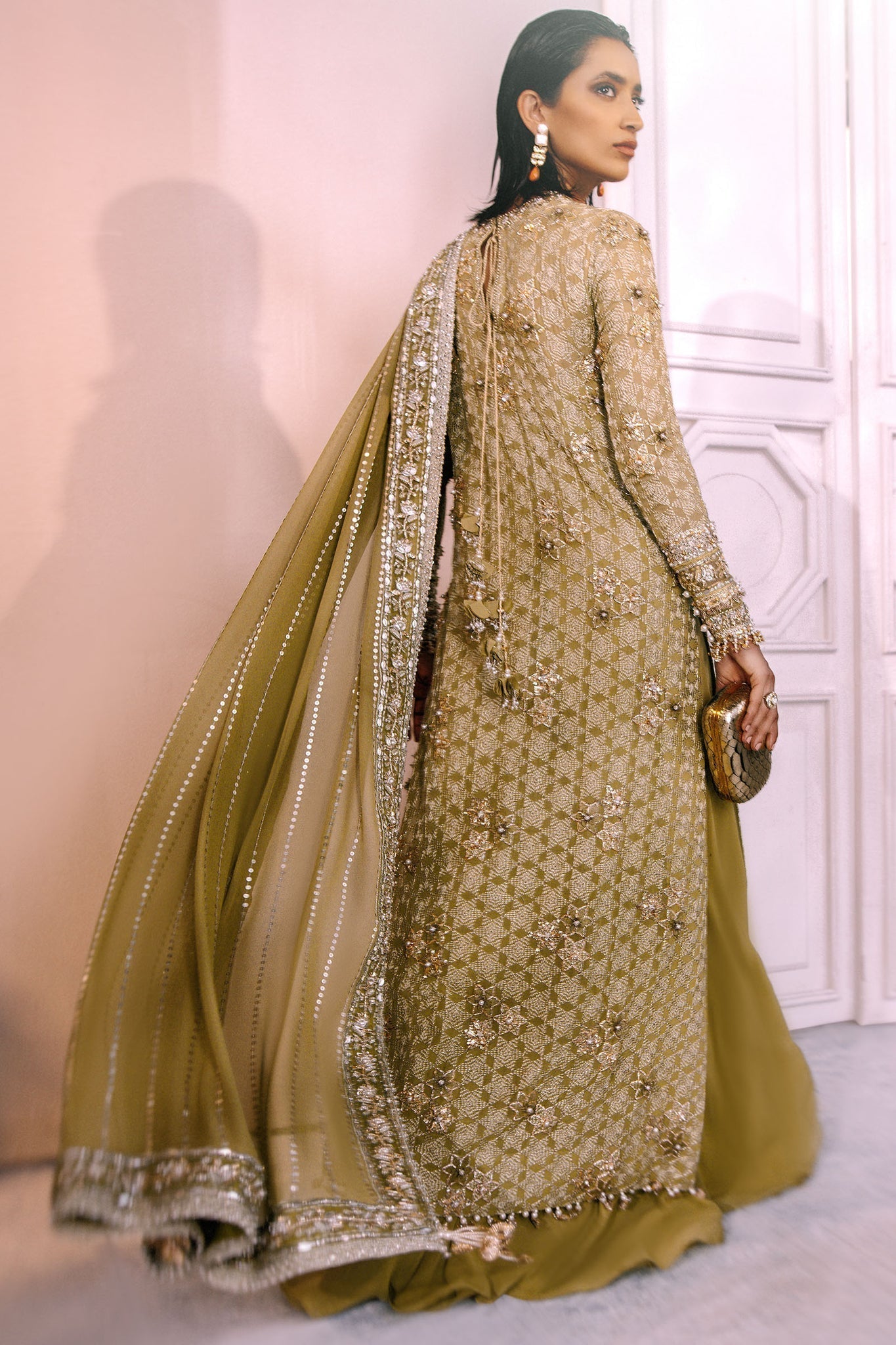 Elan | Demi Couture Onirique | ????CLAT VERT (EP-20658) - House Of Anaya