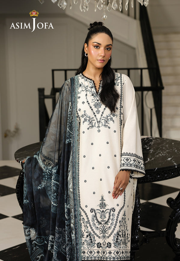 Asim Jofa | Summer Rhapsody |  AJMCH-02 EMBROIDERED CAMBRIC