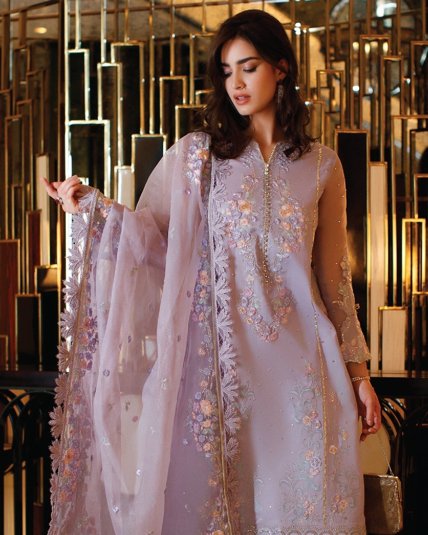 Mushq | Astoria Festive Lawn | D-03 BLAIR - House Of Anaya