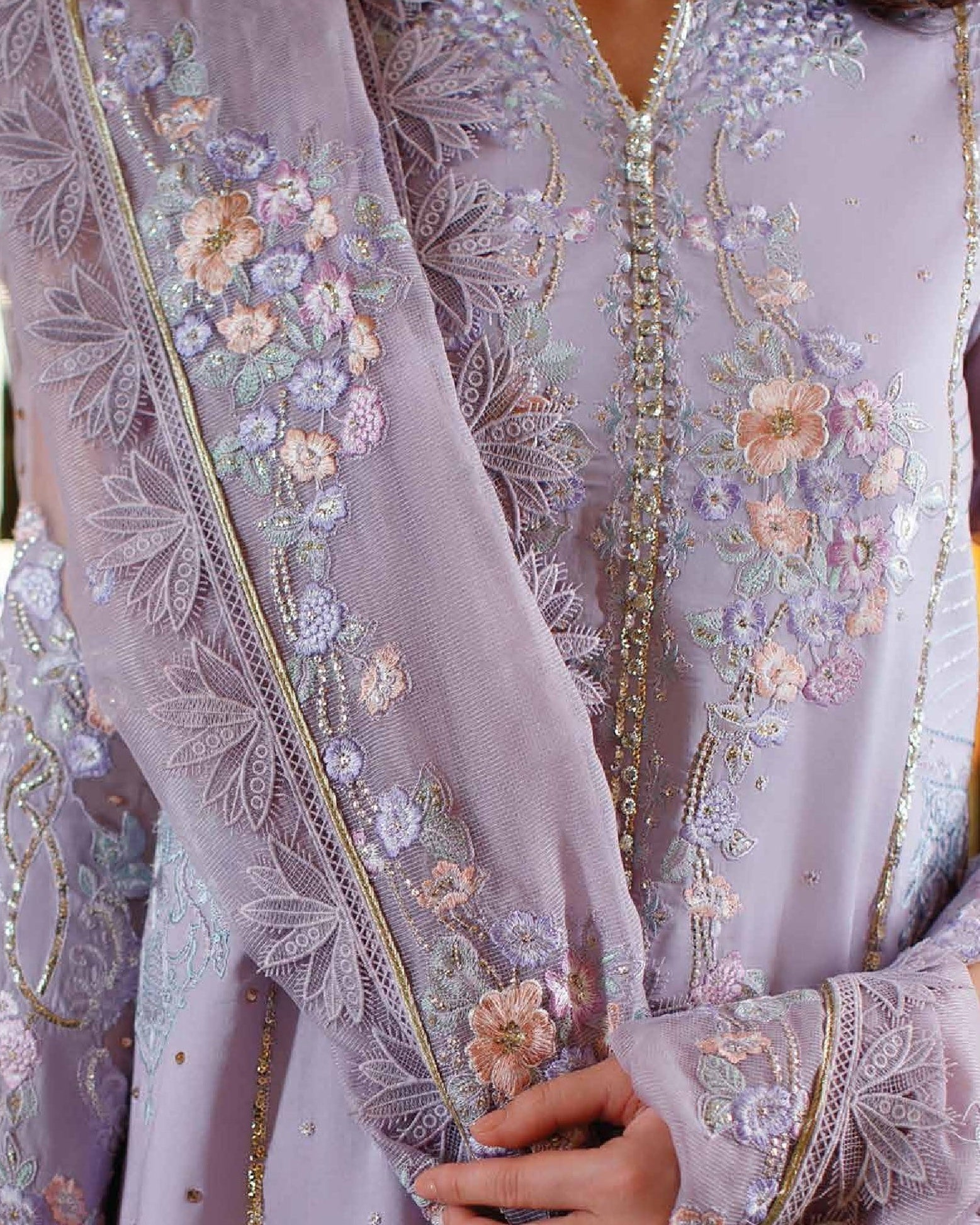 Mushq | Astoria Festive Lawn | D-03 BLAIR - House Of Anaya