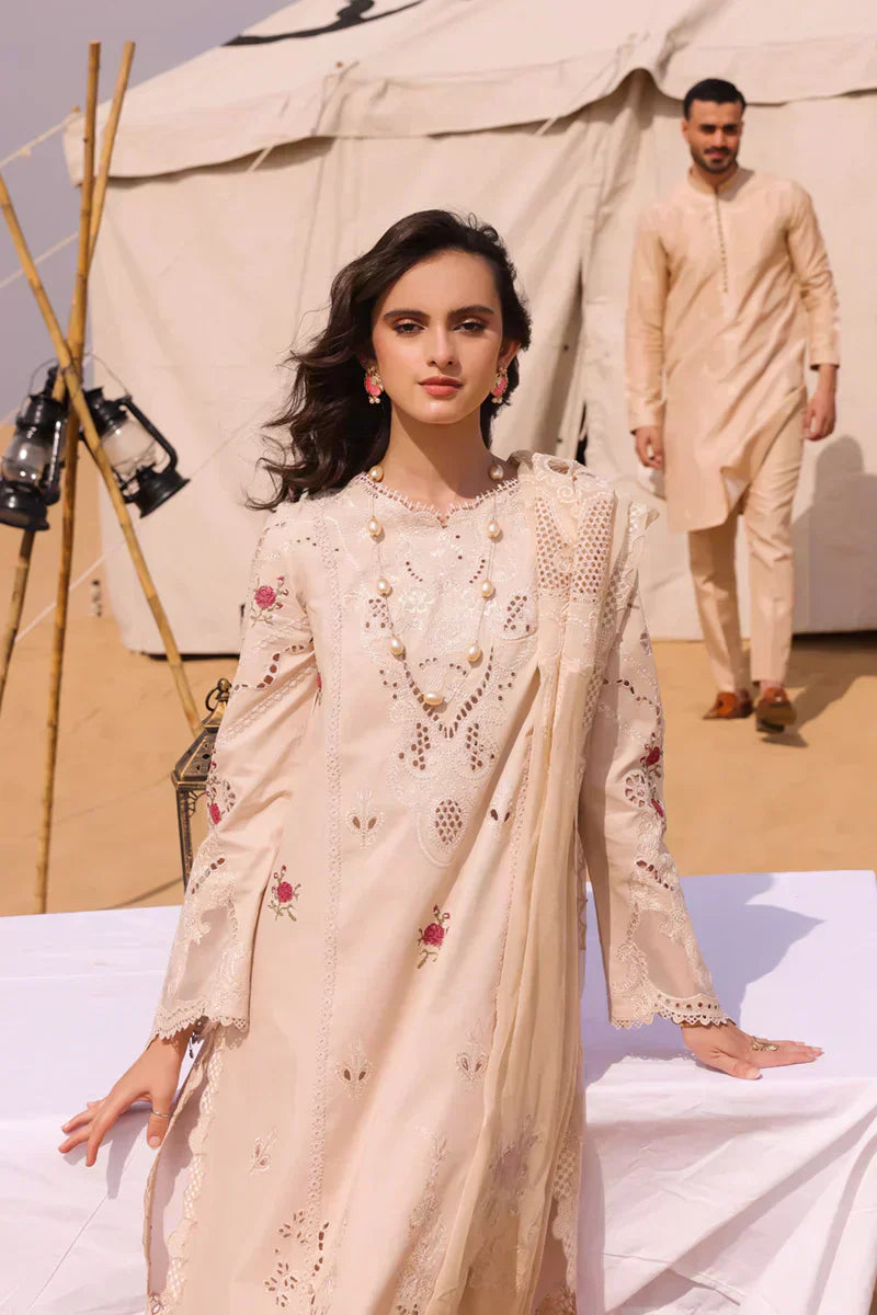 Qalamkar | Chikankari Eid Edit 24 | KM-07 CAOIMHE - House Of Anaya