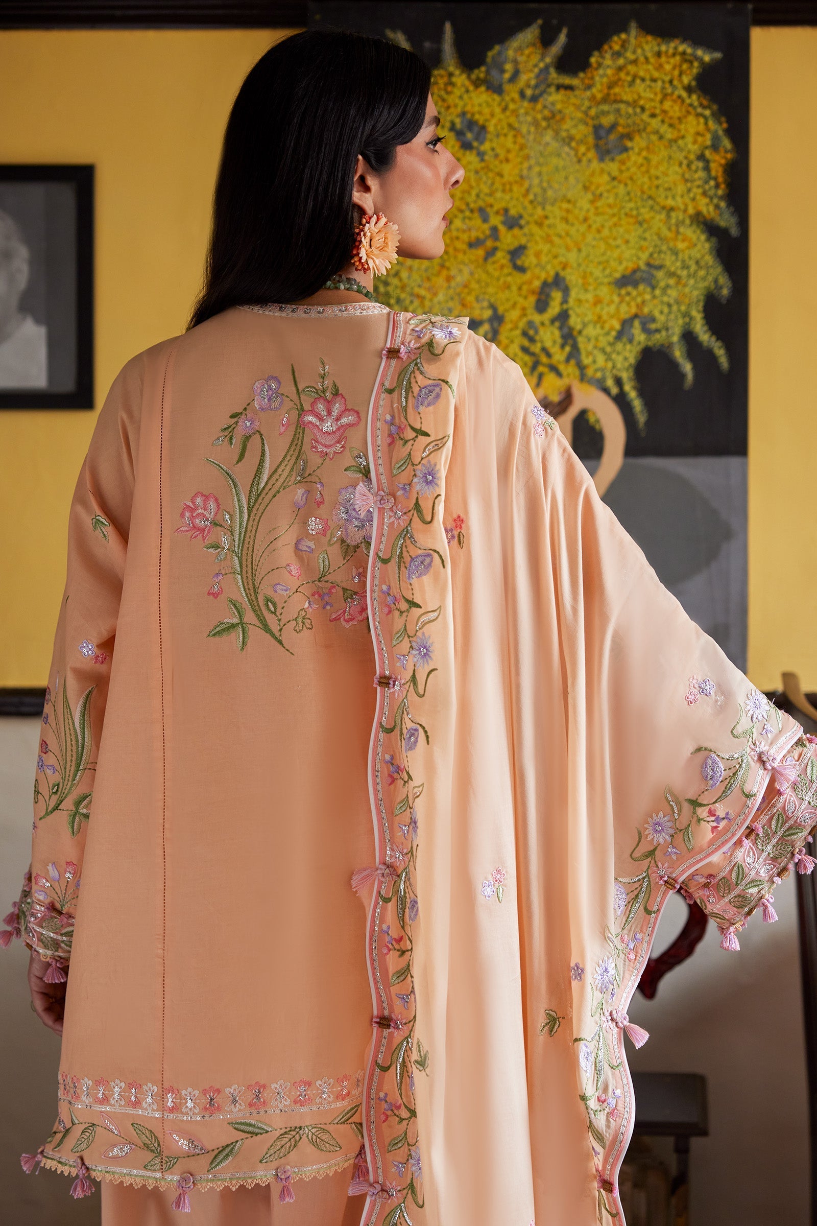 Zaha | Zaha Festive Lawn'26 | APRICOT MALLOW BLOOM