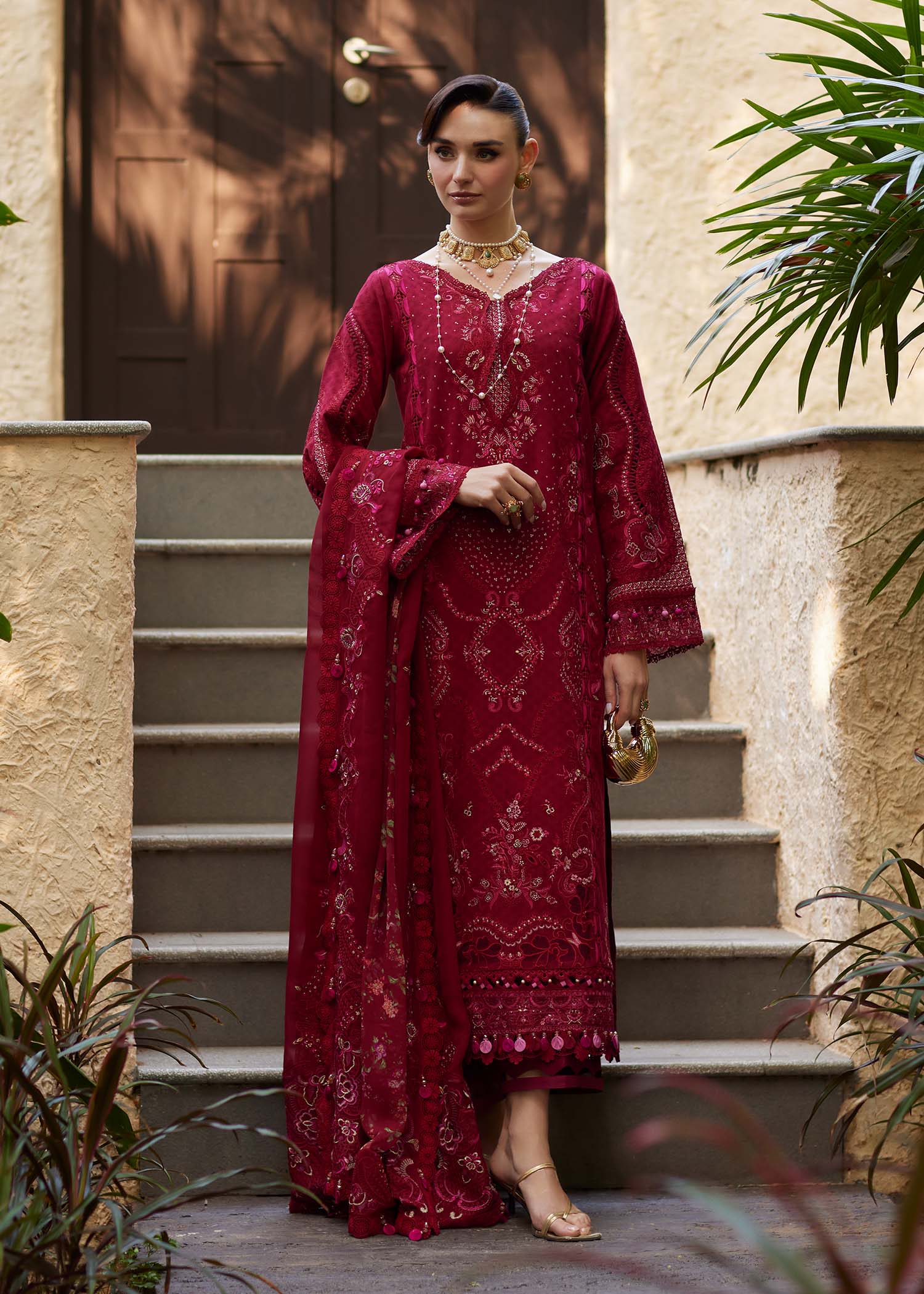 Kanwal Malik | Ariya Luxury Lawn'26 | Safa