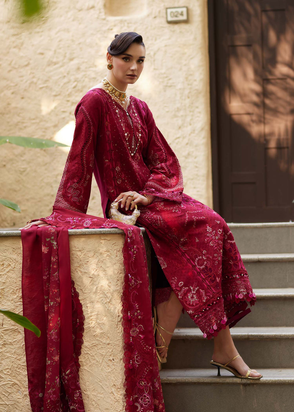 Kanwal Malik | Ariya Luxury Lawn'26 | Safa