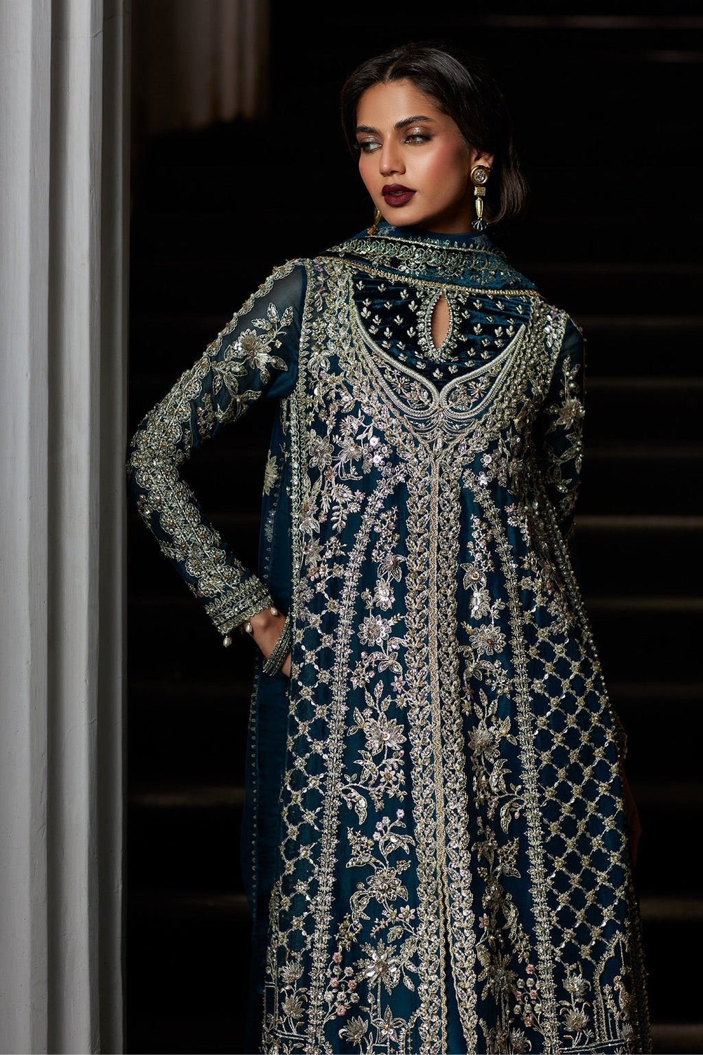 Raeesa Premium Saad Bin Shahzad | EL VENETO Luxury Formals | ALIRA