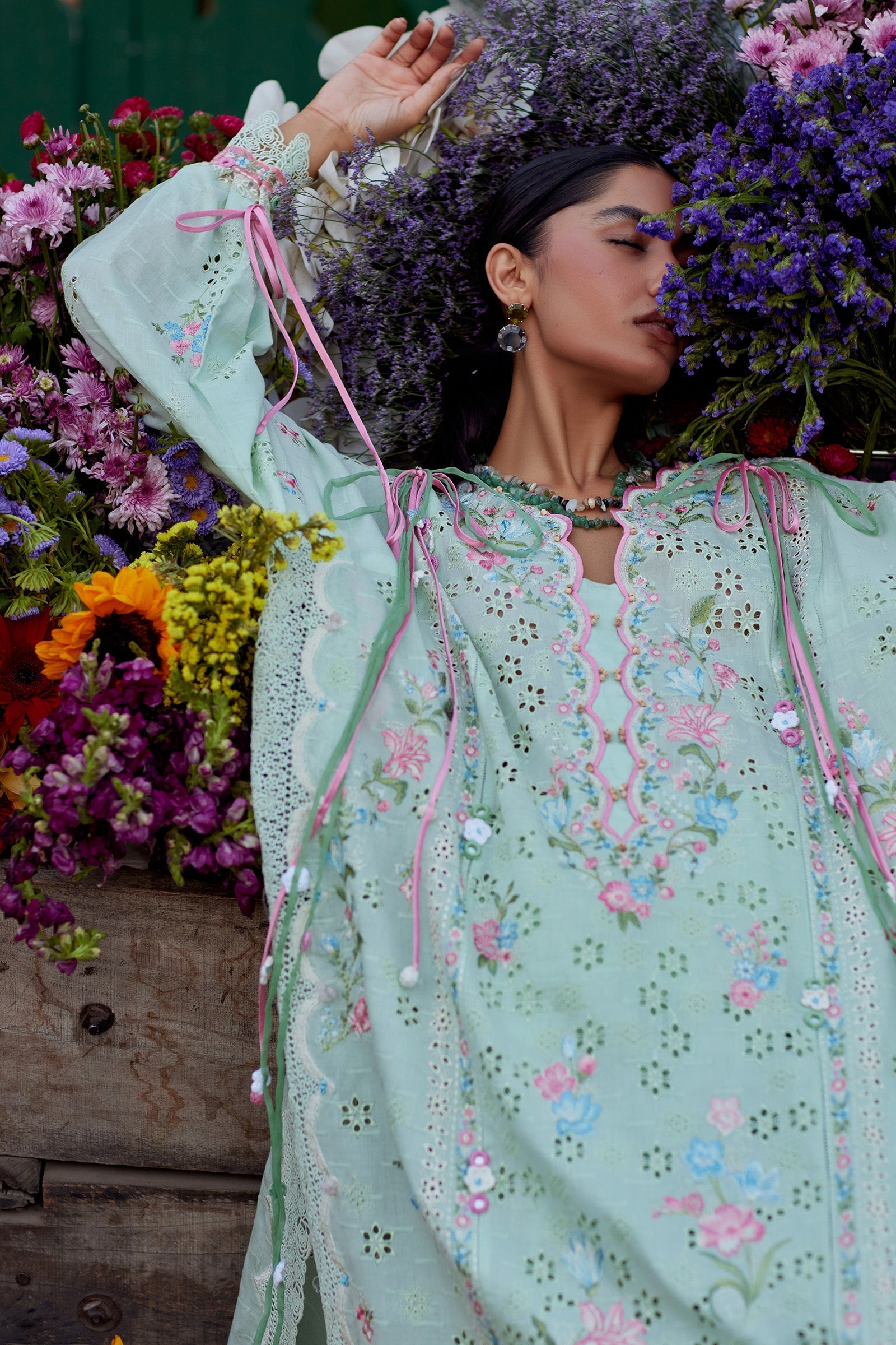 Zaha | Zaha Festive Lawn'26 | JADE VINE REVERIE