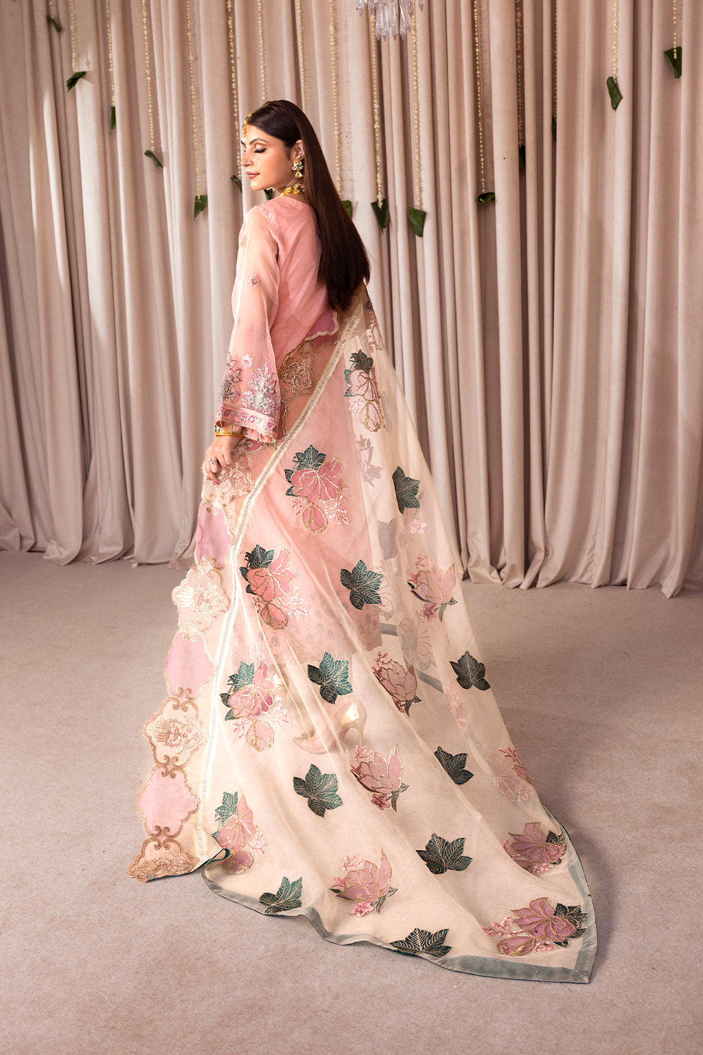 Emaan Adeel Romansiyyah Luxury Formal 3 Piece Suit RM-10 Iris - Riwayat-e-khas