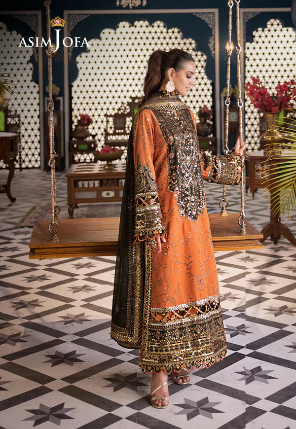 Asim Jofa | Fasana e Ishq Eid Luxury Lawn | AJFI-24 - House Of Anaya