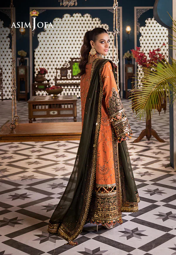 Asim Jofa | Fasana e Ishq Eid Luxury Lawn | AJFI-24 - House Of Anaya