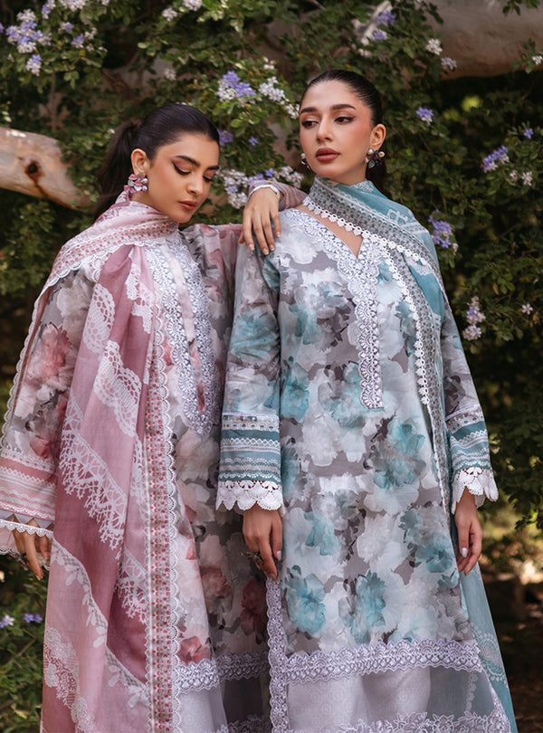 Zainab Chottani | Tahra Lawn 24 | ZINNIA - D 3A - Riwayat-e-Khas