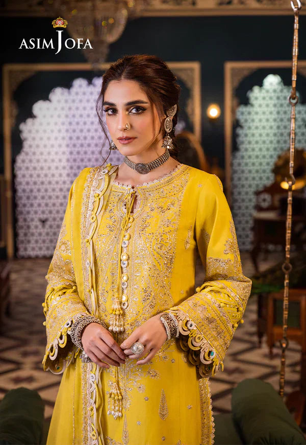 Asim Jofa | Fasana e Ishq Eid Luxury Lawn | AJFI-29 - House Of Anaya