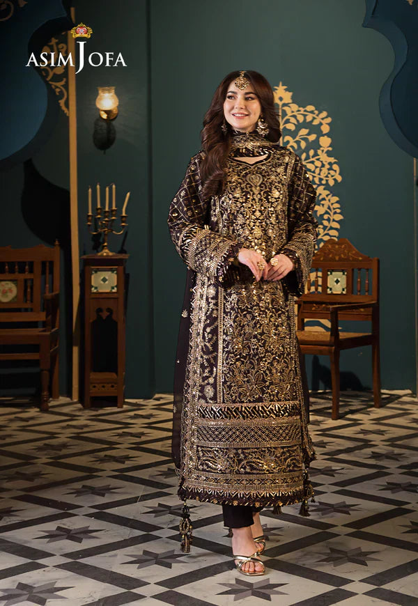 Asim Jofa | Fasana e Ishq Eid Luxury Lawn | AJFI-04 - House Of Anaya