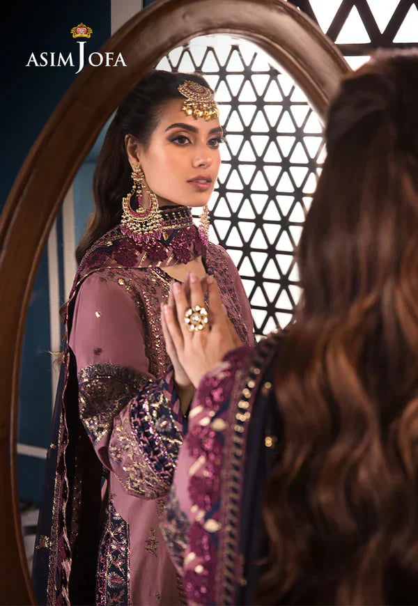 Asim Jofa | Fasana e Ishq Eid Luxury Lawn | AJFI-22 - House Of Anaya