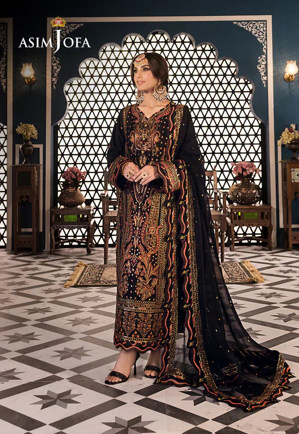 Asim Jofa | Fasana e Ishq Eid Luxury Lawn | AJFI-05 - House Of Anaya