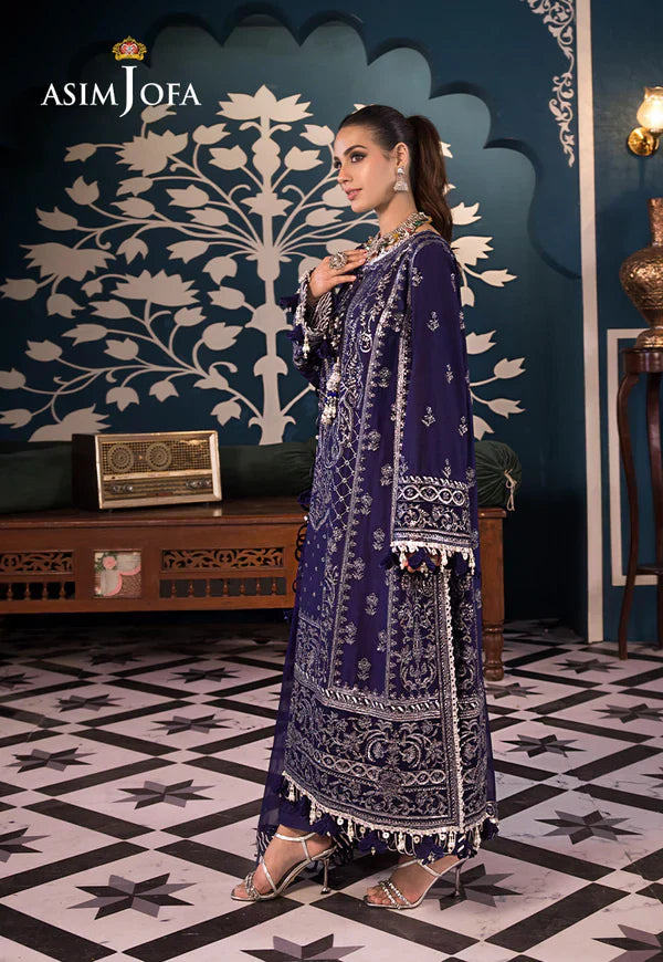 Asim Jofa | Fasana e Ishq Eid Luxury Lawn | AJFI-25 - House Of Anaya