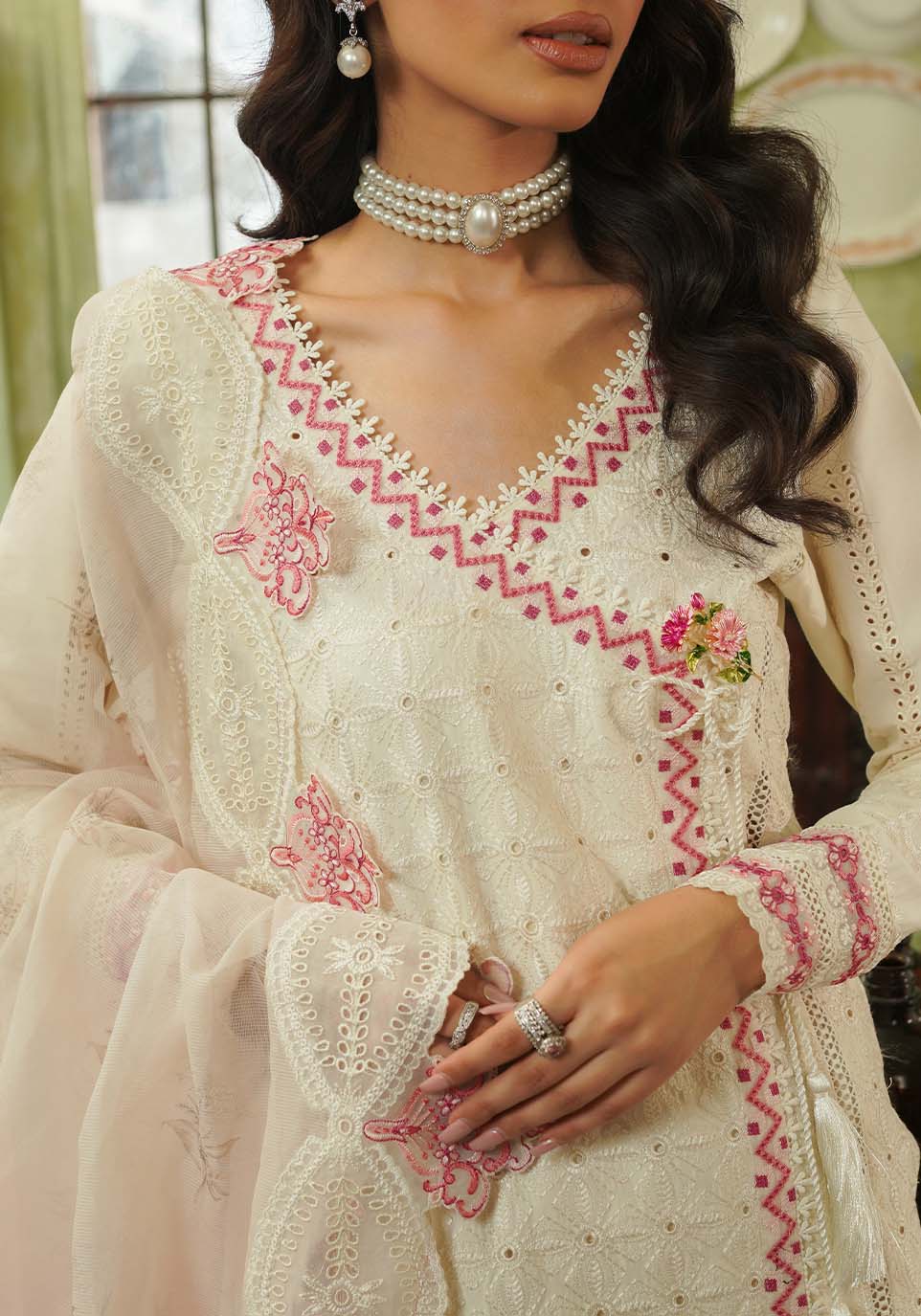 Zarqash | Tresor Luxury Lawn 24 | ZQT 006 IDA - Riwayat-e-khas