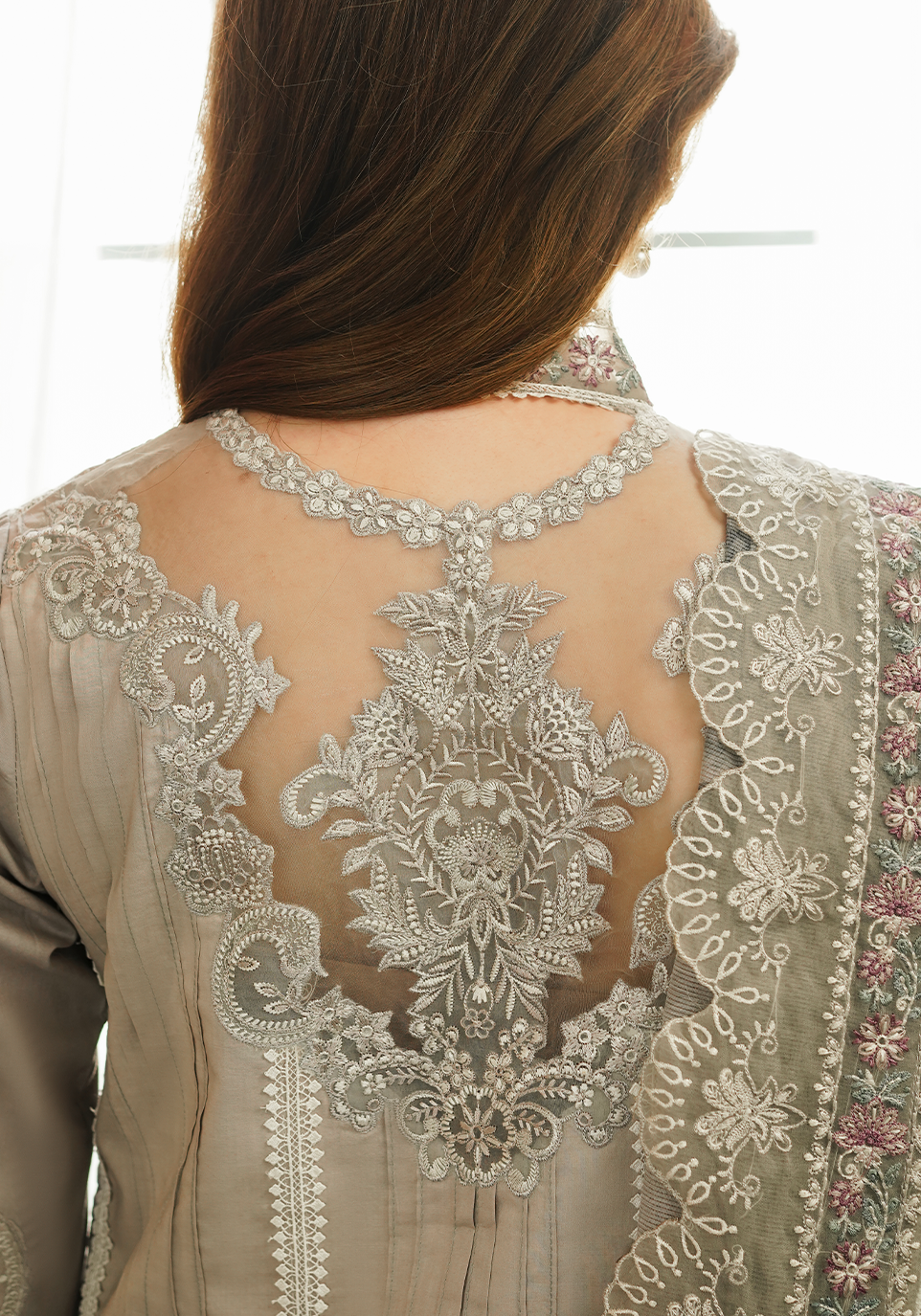 Zarqash | Tresor Luxury Lawn 24 | ZQT 002 ROSEMARY - Riwayat-e-khas