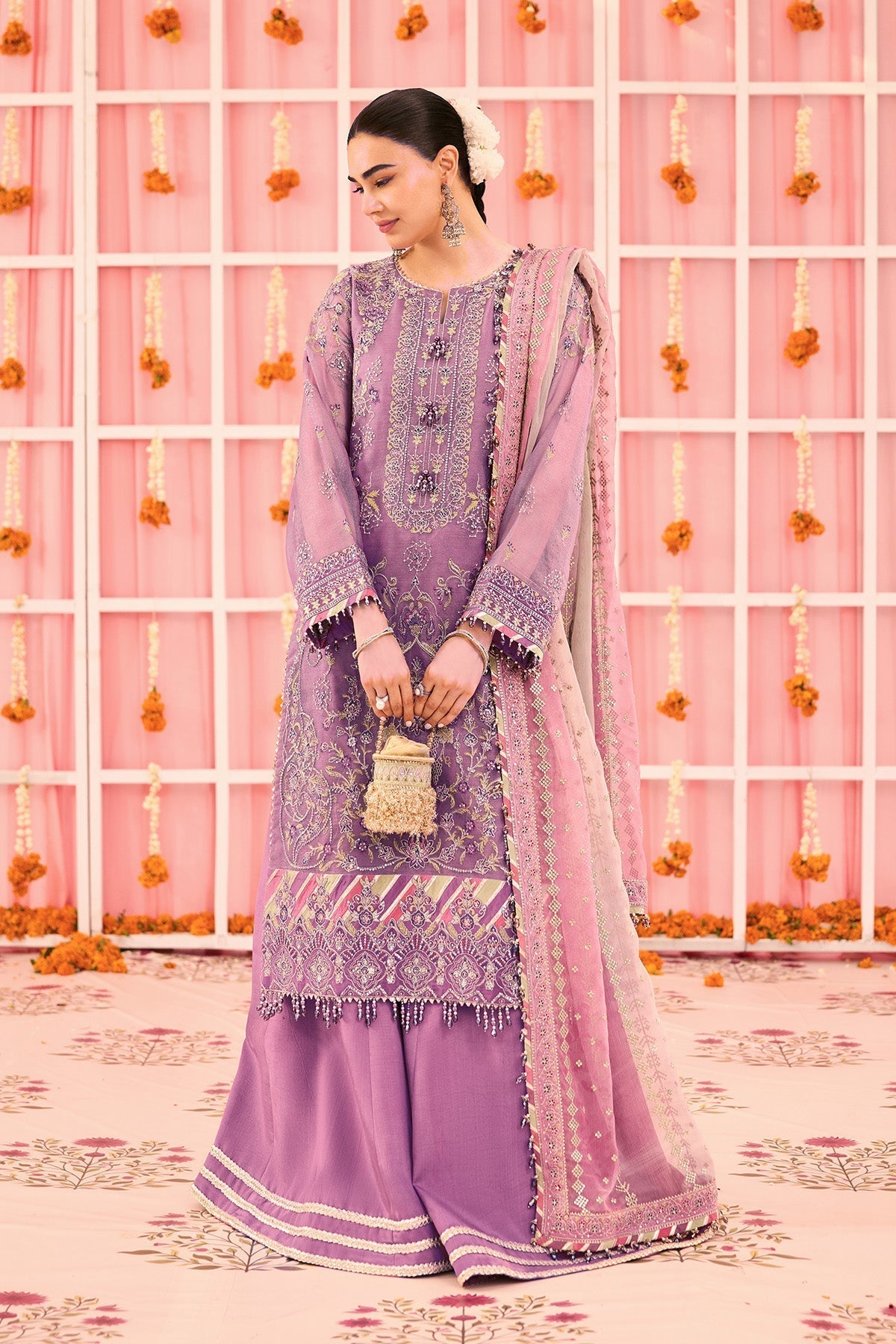Alizeh | Shehnai The Festive Edit | AF-ZN-2220-Zari