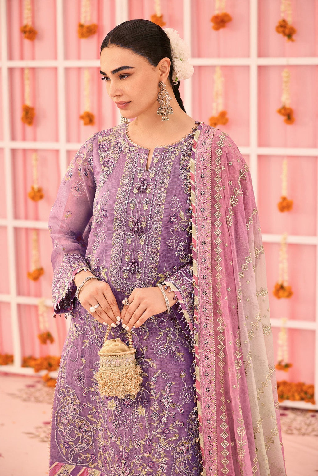 Alizeh | Shehnai The Festive Edit | AF-ZN-2220-Zari