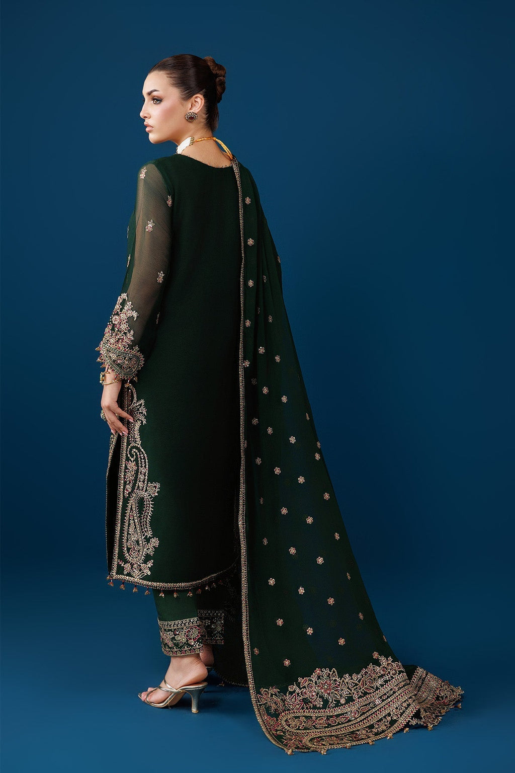 Alizeh | Dua Formals 26 | AF-DUA-3032-Regal Green