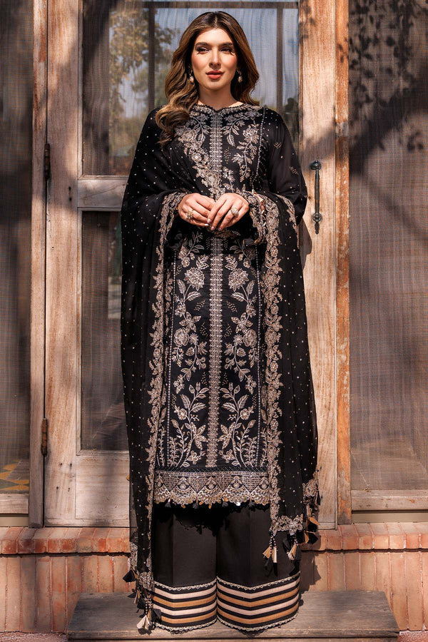Farasha | Summer Weaves Embroidered lawn'26 | Raven Aura
