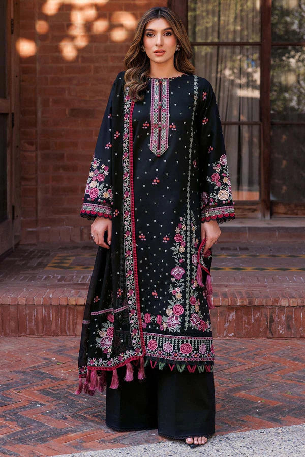 Farasha | Summer Weaves Embroidered lawn'26 | Ornate Noir