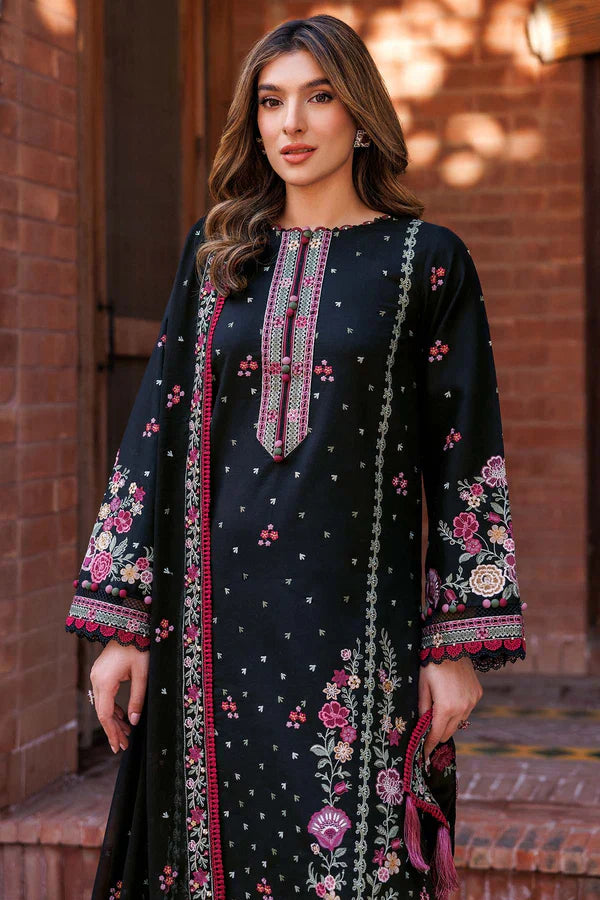 Farasha | Summer Weaves Embroidered lawn'26 | Ornate Noir