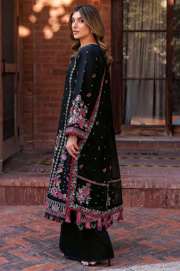 Farasha | Summer Weaves Embroidered lawn'26 | Ornate Noir