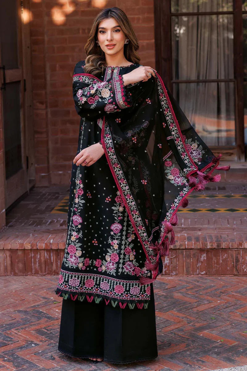 Farasha | Summer Weaves Embroidered lawn'26 | Ornate Noir