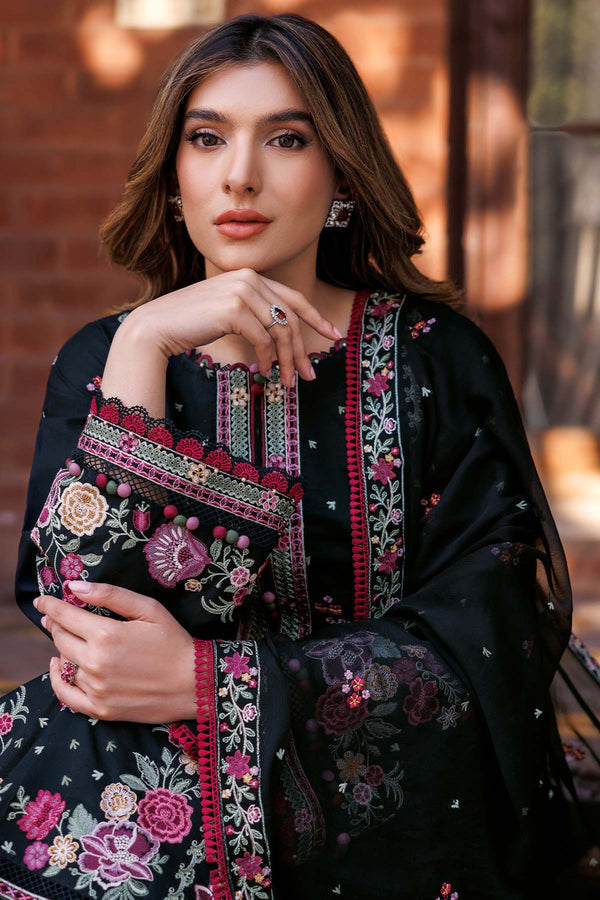Farasha | Summer Weaves Embroidered lawn'26 | Ornate Noir