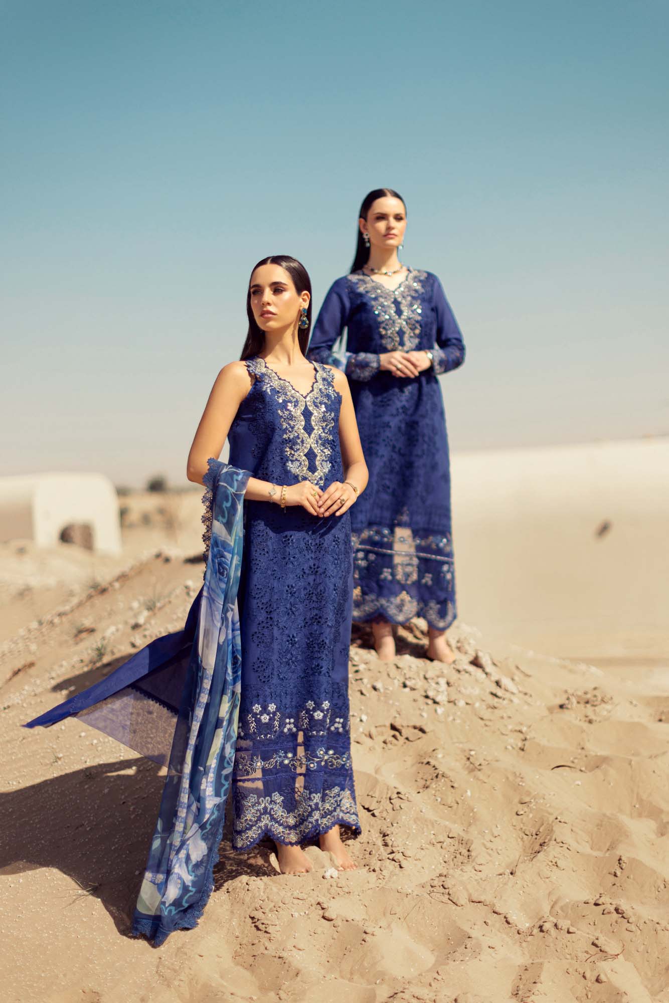 Noor By Saadia Asad | Eid Handwork Laserkari Lawn 24 | D12 - House Of Anaya