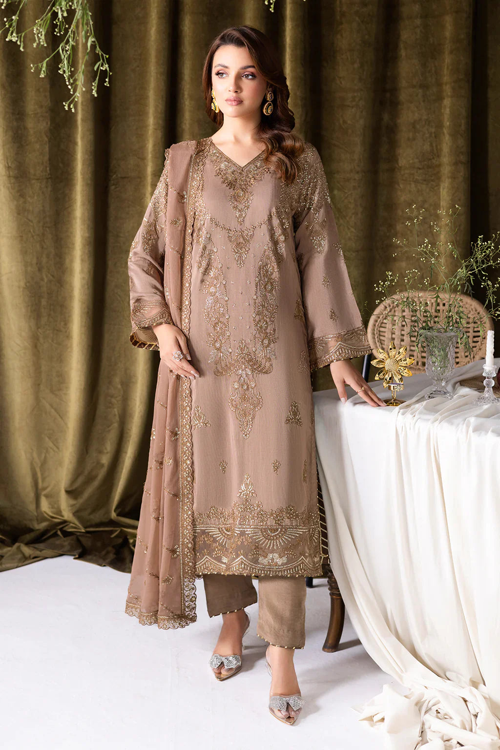 RAMSHA | Aangan Luxury Rawsilk Vol 01. | AA-110